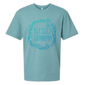 Blessed Grandma Christian Religious Funny Gift Best Grammy Ever Funny Gift Sueded Cloud Jersey T-Shirt