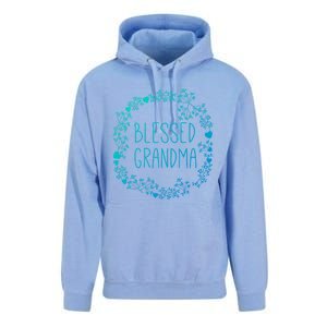 Blessed Grandma Christian Religious Funny Gift Best Grammy Ever Funny Gift Unisex Surf Hoodie