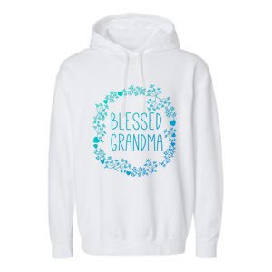 Blessed Grandma Christian Religious Funny Gift Best Grammy Ever Funny Gift Garment-Dyed Fleece Hoodie