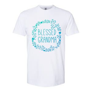 Blessed Grandma Christian Religious Funny Gift Best Grammy Ever Funny Gift Softstyle CVC T-Shirt