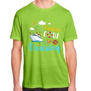 Besties Gone Cruise Matching Trip Cruising Vacation Cool Gift Adult ChromaSoft Performance T-Shirt