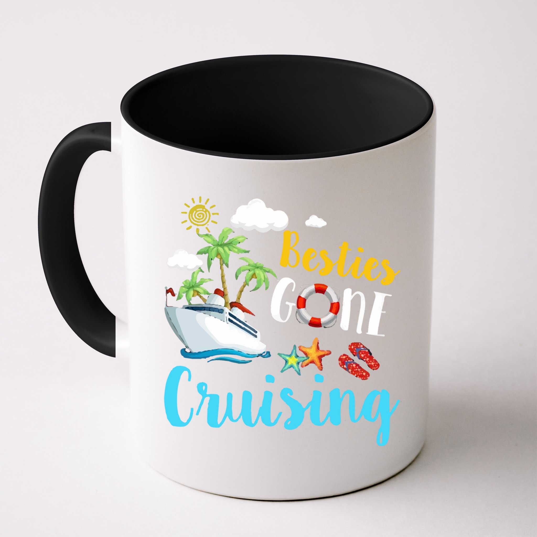 Besties Gone Cruise Matching Trip Cruising Vacation Cool Gift Mug