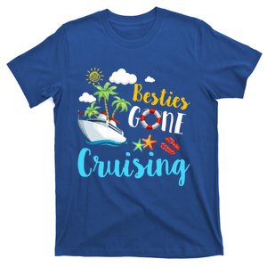 Besties Gone Cruise Matching Trip Cruising Vacation Cool Gift T-Shirt