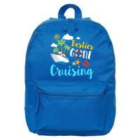 Besties Gone Cruise Matching Trip Cruising Vacation Cool Gift 16 in Basic Backpack