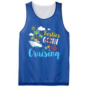 Besties Gone Cruise Matching Trip Cruising Vacation Cool Gift Mesh Reversible Basketball Jersey Tank