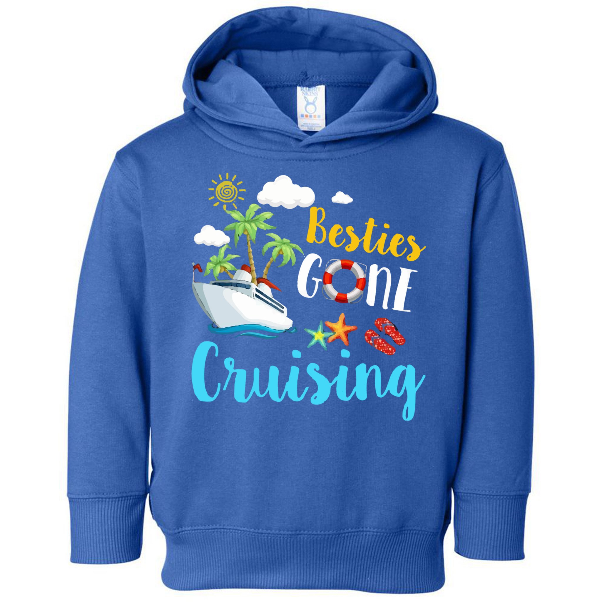 Besties Gone Cruise Matching Trip Cruising Vacation Cool Gift Toddler Hoodie