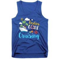 Besties Gone Cruise Matching Trip Cruising Vacation Cool Gift Tank Top