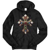 Baroque Gold Cross Tie Dye Hoodie