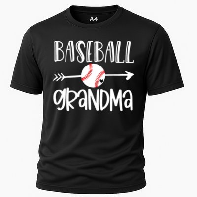 Baseball Grandma Cute From Grandson Player Arrow Heart Game Performance Shirt