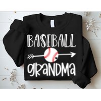 Baseball Grandma Cute From Grandson Player Arrow Heart Game Sweatshirt