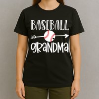 Baseball Grandma Cute From Grandson Player Arrow Heart Game T-Shirt