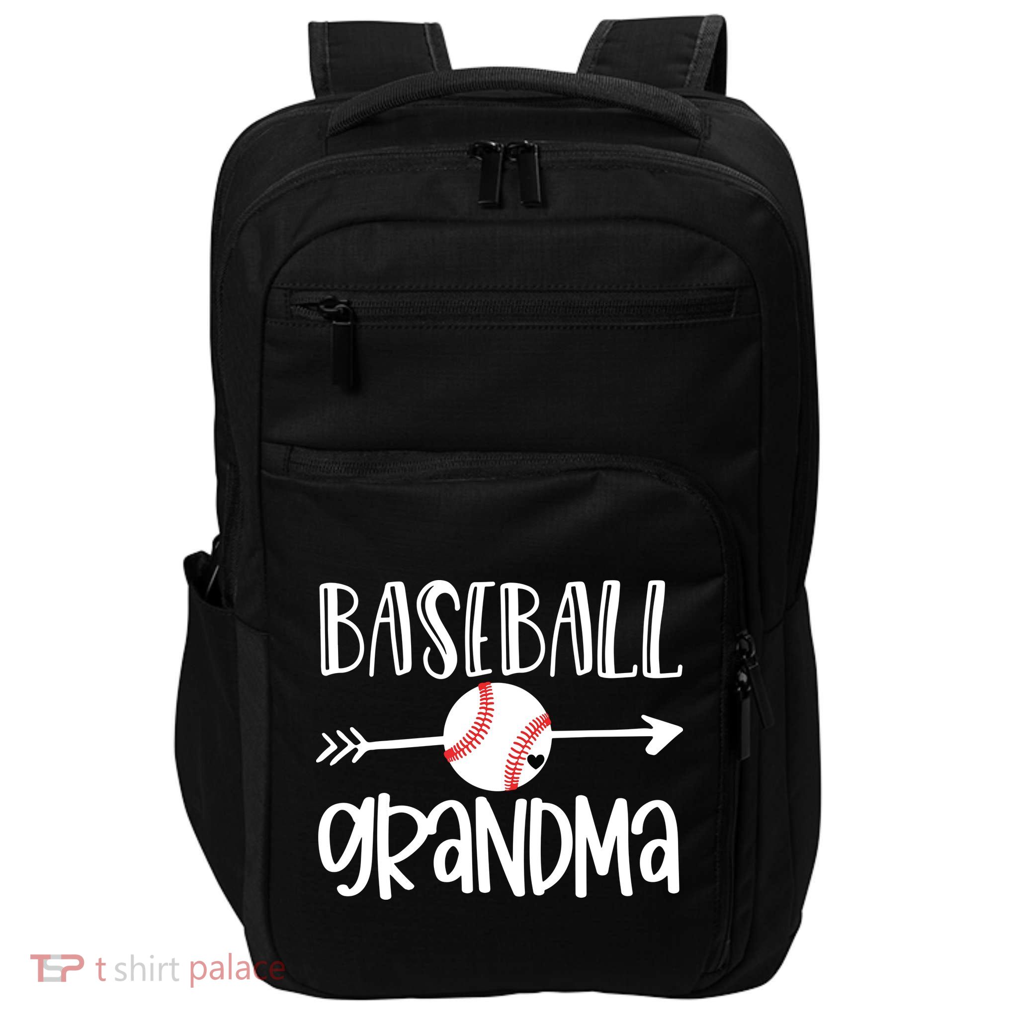 Baseball Grandma Cute From Grandson Player Arrow Heart Game Impact Tech Backpack
