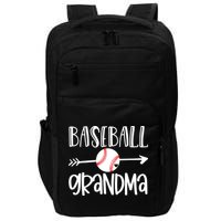 Baseball Grandma Cute From Grandson Player Arrow Heart Game Impact Tech Backpack