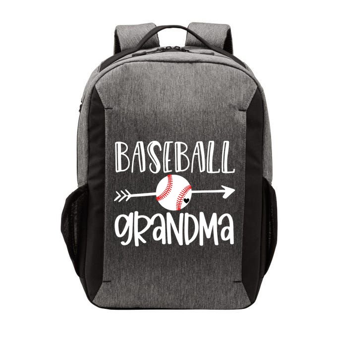 Baseball Grandma Cute From Grandson Player Arrow Heart Game Vector Backpack