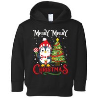 Boy Girl Christmas Pajamas Funny Penguin Toddler Hoodie