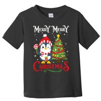 Boy Girl Christmas Pajamas Funny Penguin Toddler T-Shirt