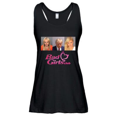 Bad Girls Club Donald Trump Mug Shot Ladies Essential Flowy Tank