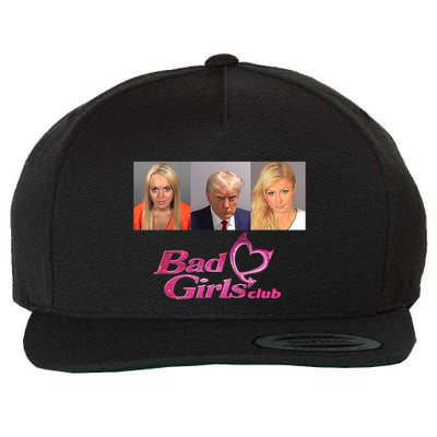 Bad Girls Club Donald Trump Mug Shot Wool Snapback Cap