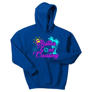 Besties Gone Cruise Matching Trip Cruising Vacation Cute Gift Kids Hoodie