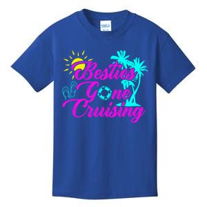 Besties Gone Cruise Matching Trip Cruising Vacation Cute Gift Kids T-Shirt