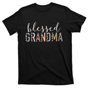 Blessed Grandma Cute Leopard funny mother's day T-Shirt