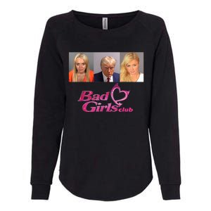 Bad Girls Club Donald Trump Mug Shot Womens California Wash Sweatshirt