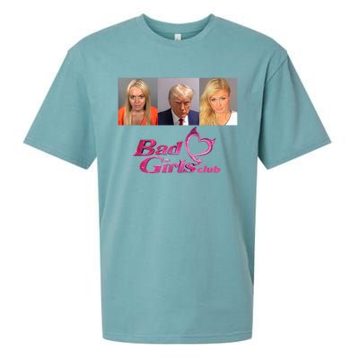 Bad Girls Club Donald Trump Mug Shot Sueded Cloud Jersey T-Shirt