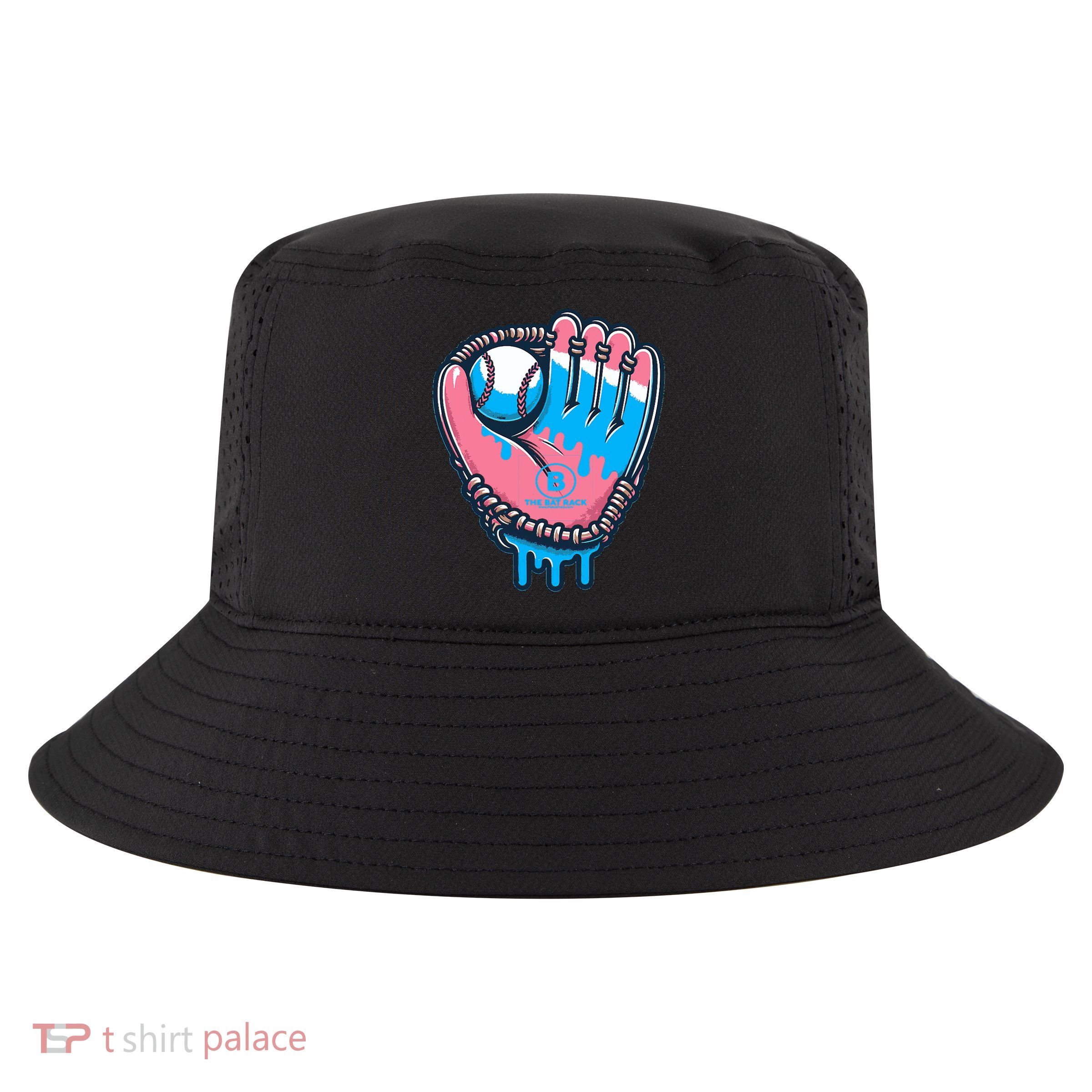 Baseball Glove Cotton Candy Drip Cool Comfort Performance Bucket Hat
