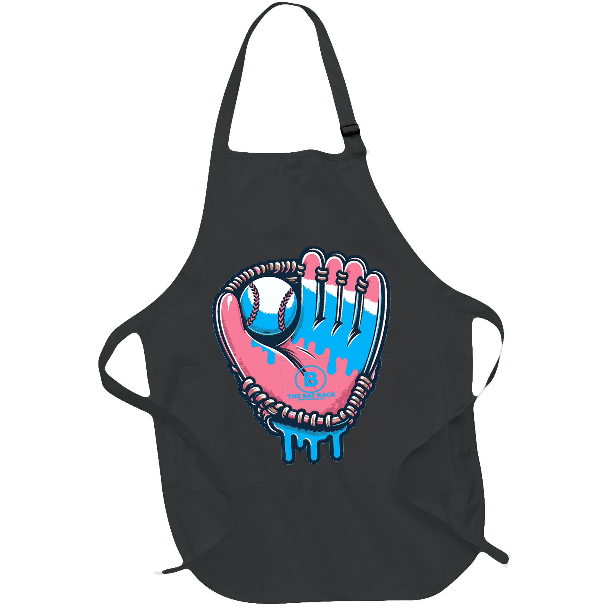 Baseball Glove Cotton Candy Drip Apron