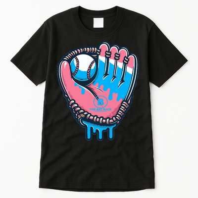 Baseball Glove Cotton Candy Drip Tall T-Shirt