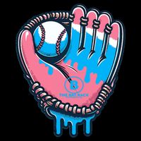 Baseball Glove Cotton Candy Drip Impact Tech Backpack