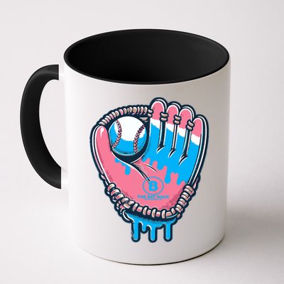Baseball Glove Cotton Candy Drip Mug