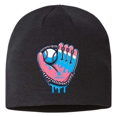 Baseball Glove Cotton Candy Drip Sustainable Beanie