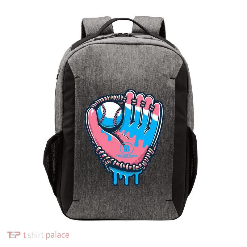 Baseball Glove Cotton Candy Drip Vector Backpack