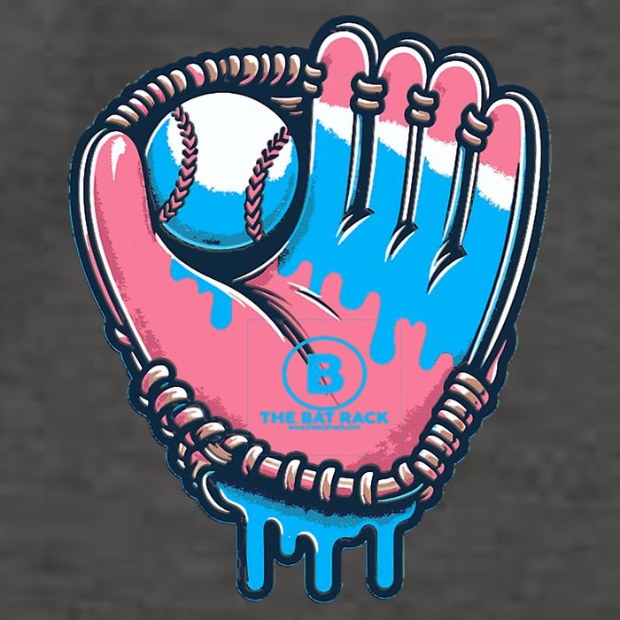 Baseball Glove Cotton Candy Drip Vector Backpack