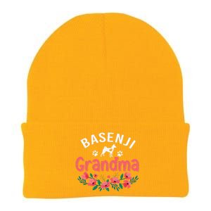 Basenji Grandma Dog Gifts Funny Cute Dog Lover Christmas Mom Knit Cap Winter Beanie