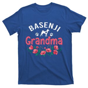 Basenji Grandma Dog Gifts Funny Cute Dog Lover Christmas Mom T-Shirt