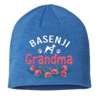 Basenji Grandma Dog Gifts Funny Cute Dog Lover Christmas Mom Sustainable Beanie