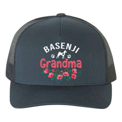 Basenji Grandma Dog Gifts Funny Cute Dog Lover Christmas Mom Yupoong Adult 5-Panel Trucker Hat