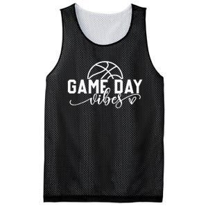 Basketball Game Day Vibes Basketball Mom Life Game Day Mesh Reversible Basketball Jersey Tank