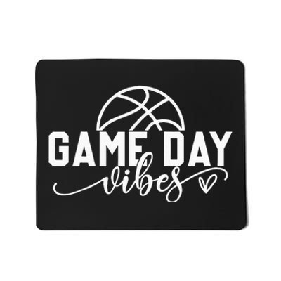 Basketball Game Day Vibes Basketball Mom Life Game Day Mousepad