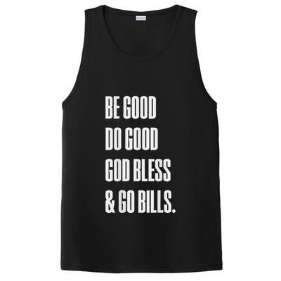 Be Good Do Good God Bless And Go B.I.L.L.S PosiCharge Competitor Tank