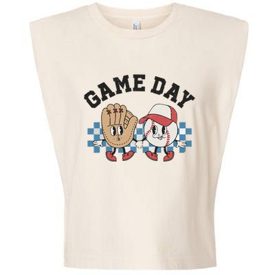 Baseball Game Day Garment-Dyed Women's Muscle Tee