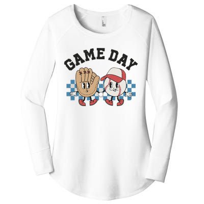 Baseball Game Day Women's Perfect Tri Tunic Long Sleeve Shirt