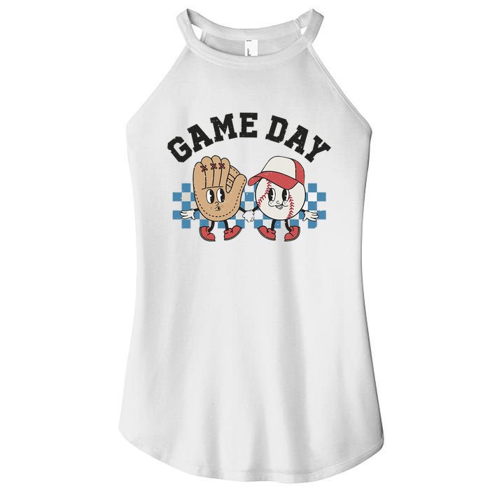 Baseball Game Day Women's Perfect Tri Rocker Tank