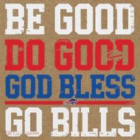 Be Good Do Good God Bless Go Bill Cotton Canvas Backpack