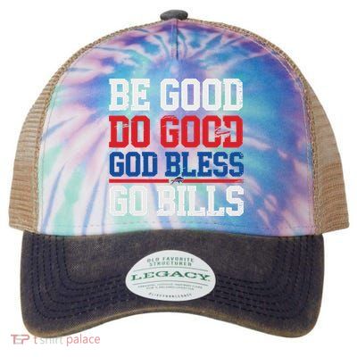 Be Good Do Good God Bless Go Bill Legacy Tie Dye Trucker Hat