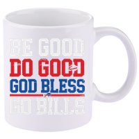 Be Good Do Good God Bless Go Bill 11oz C Handle Ceramic Mug