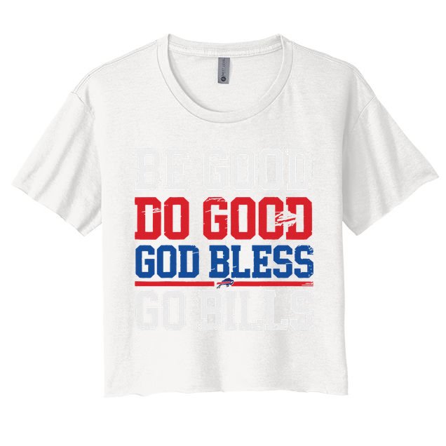 Be Good Do Good God Bless Go Bill Crop Top
