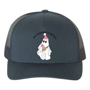 Boojee Ghost Dead Inside But It’S Christmas Stanley Tumbler Gift Yupoong Adult 5-Panel Trucker Hat